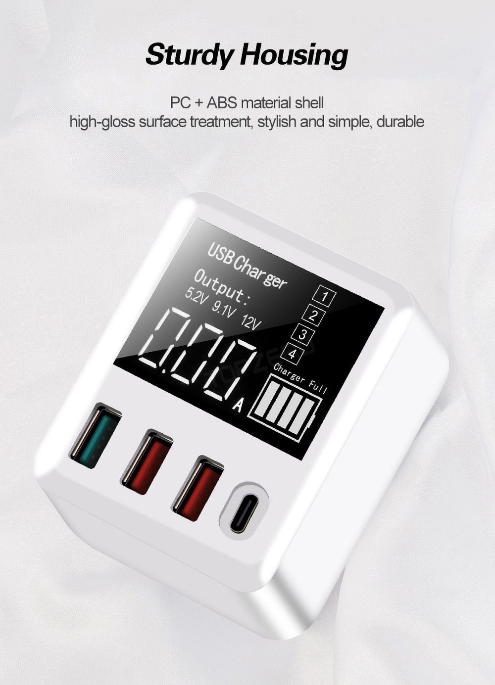 30/40W Quick Charge QC3.0 USB Charger Wall Travel Mobile Phone Adapter Fast Charger USB Charger For iPhone Xiaomi Huawei Samsung