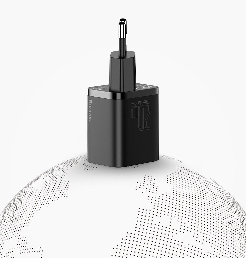 Baseus Super Si USB C Charger 20W Support Type C PD Fast Charging Portable Phone Charger For iPhone 12 Pro Max 11 Mini 8 Plus