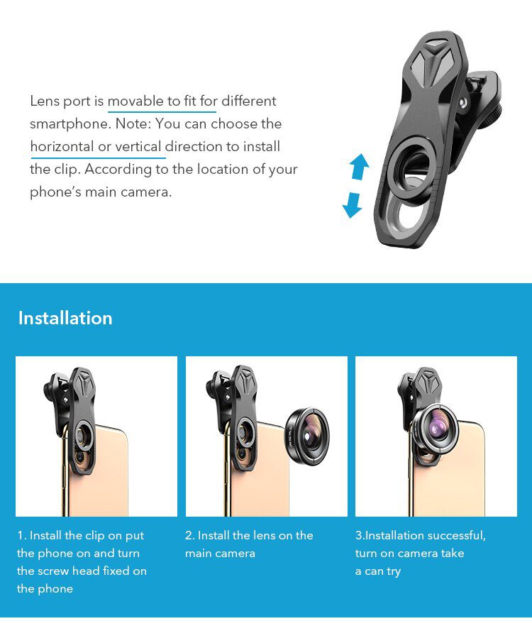 APEXEL camera phone lens 100mm macro lens 4K HD super macro lenses+CPL+star filter for iPhonex xs max Samsung s9 all smartphone