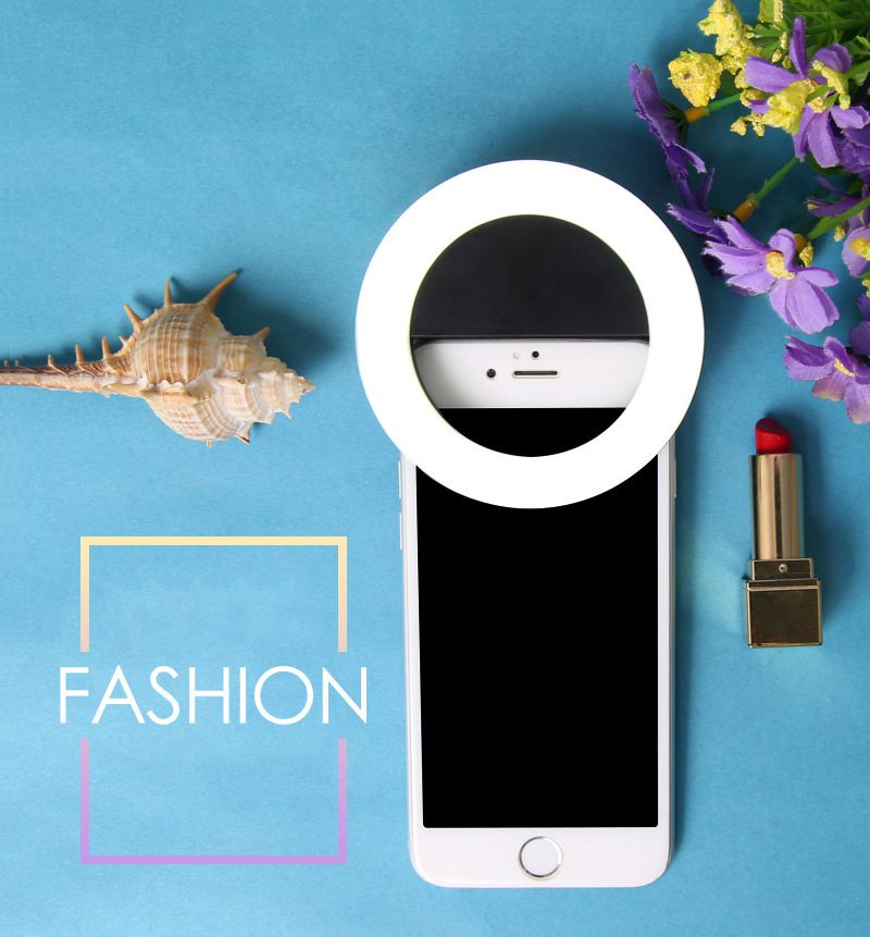 Usb Charging Selfie Ring Led Phone Clip Light Lamp Mobile Phone Lens LED Selfie Lamp Ring Flash Lenses For Iphone Samsung Huawei