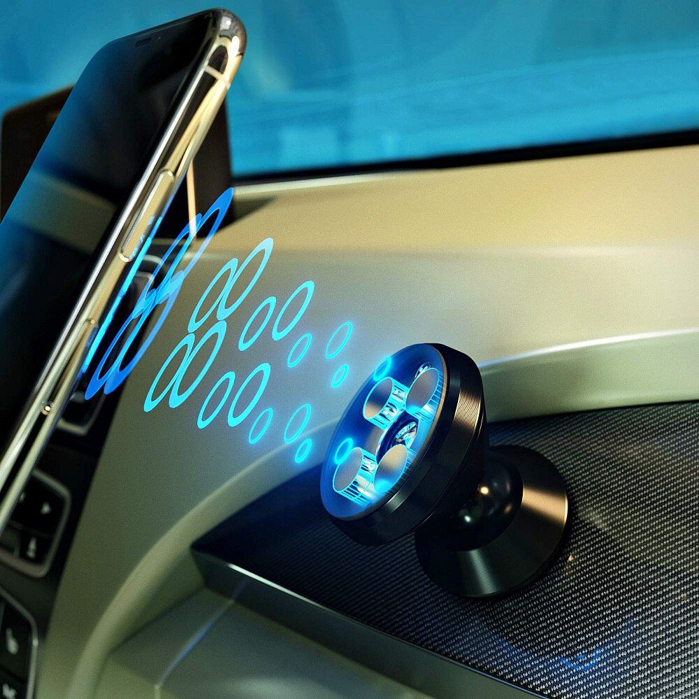 Untoom Car Phone Holder Magnetic Universal Magnet Phone Mount for iPhone X Xs Max Samsung in Car Mobile Cell Phone Holder Stand