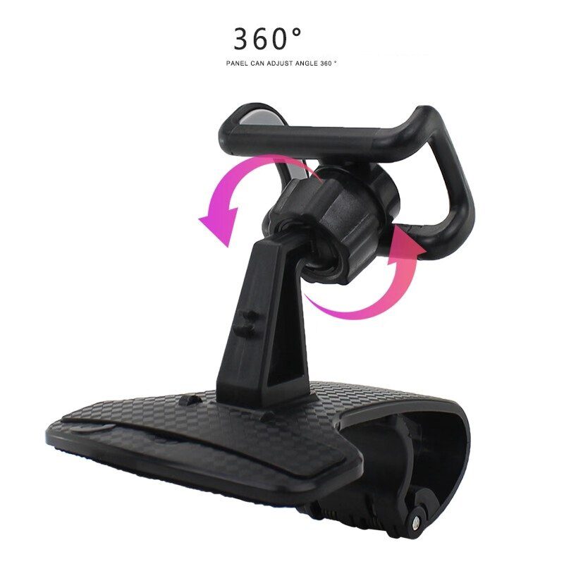 New HUD Car Dashboard Phone stand 360&deg; Adjustable GPS Car Clips Holder Hidden Parking number for Mobile Phone car stand Support