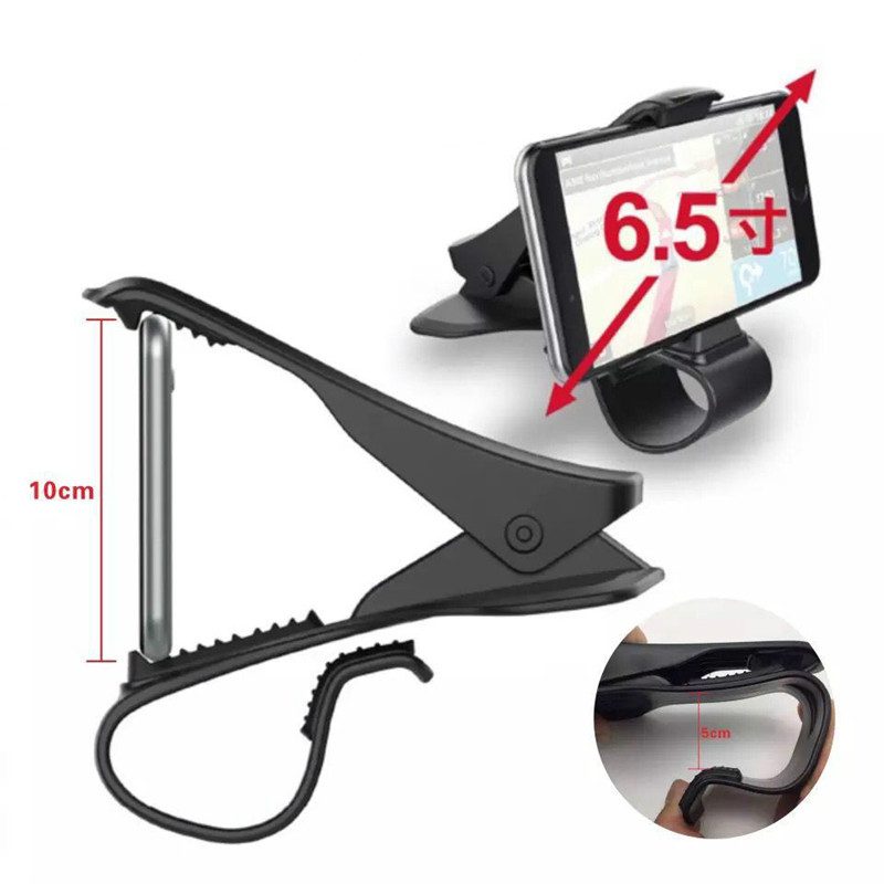New HUD Car Dashboard Phone stand 360&deg; Adjustable GPS Car Clips Holder Hidden Parking number for Mobile Phone car stand Support