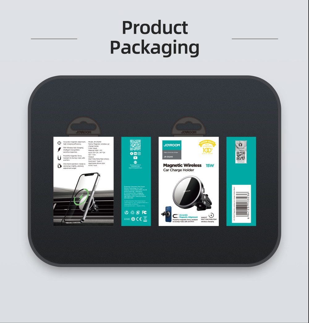 15W Qi Magnetic Wireless Car Charger Phone Holder for iPhone 12 Pro Max Universal Wireless Charging Car Phone Holder for Huawei