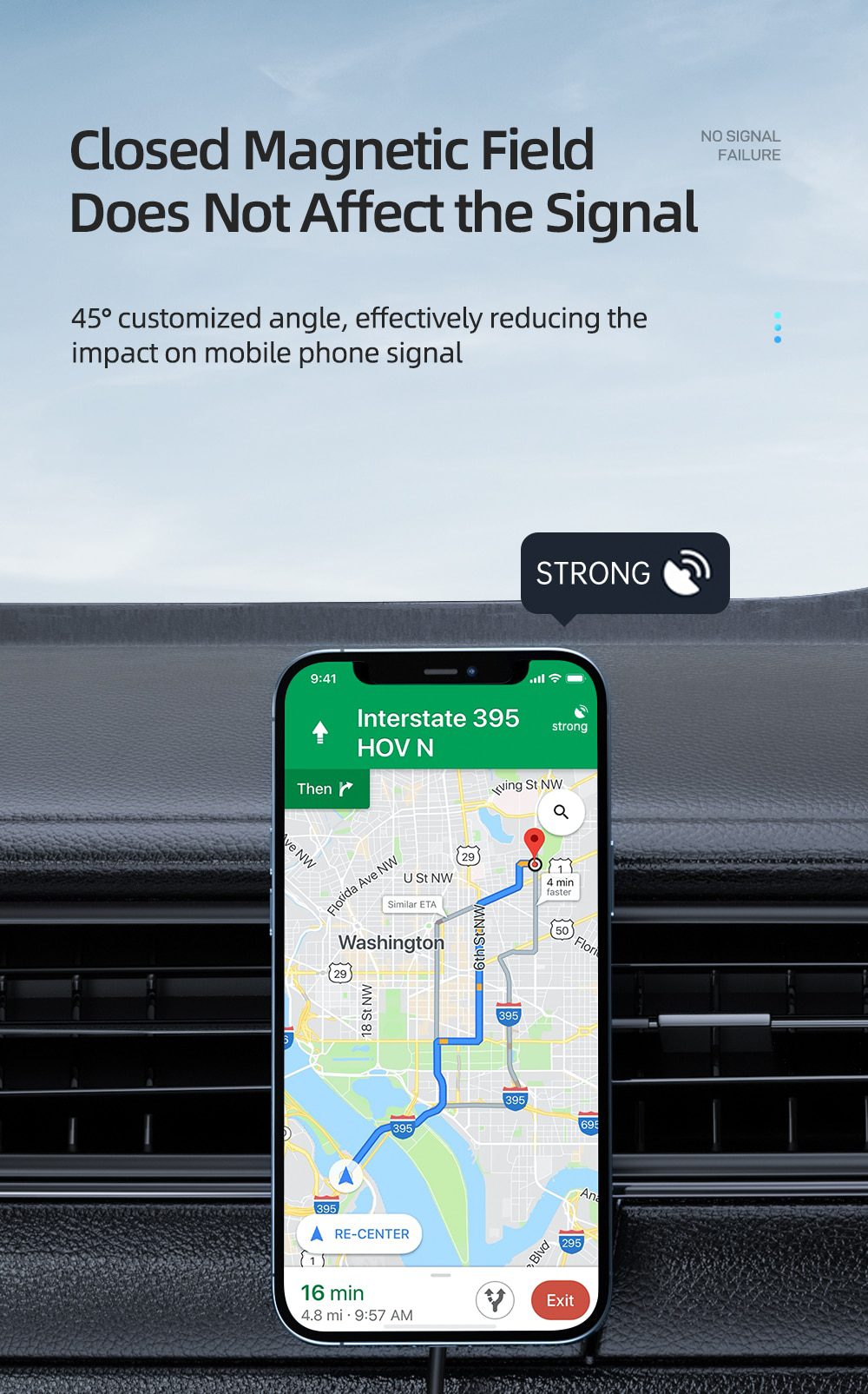 15W Qi Magnetic Wireless Car Charger Phone Holder for iPhone 12 Pro Max Universal Wireless Charging Car Phone Holder for Huawei