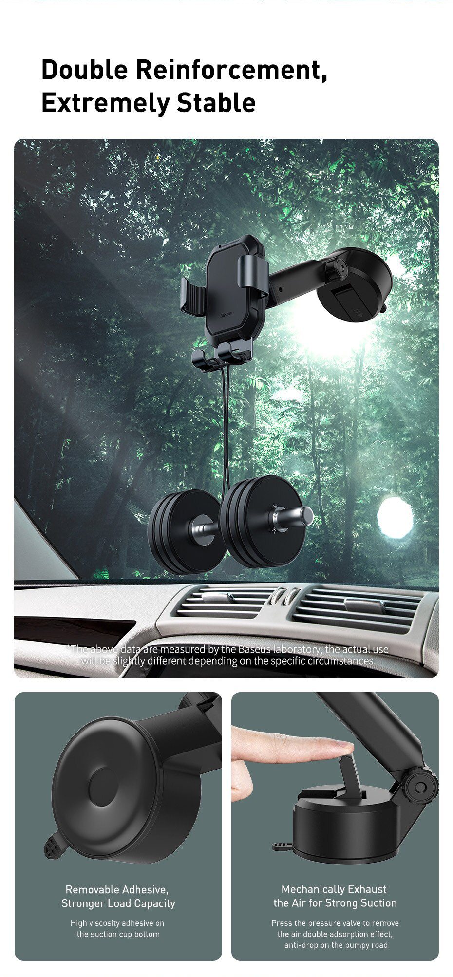 Baseus Gravity Car Phone Holder Suction Cup Adjustable Universal Holder Stand in Car GPS Mount For iPhone 12 11 Pro Max Xiaomi 9 Baseus Gravity Car Phone Holder Suction Cup Adjustable Universal Holder Stand in Car GPS Mount For iPhone 12 11 Pro Max Xiaomi 9