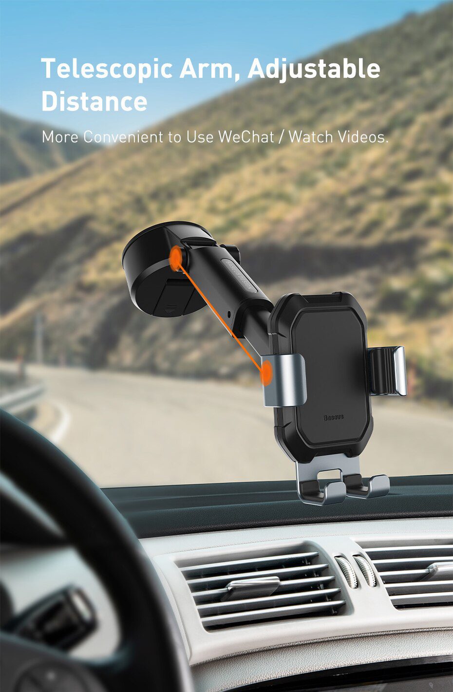 Baseus Gravity Car Phone Holder Suction Cup Adjustable Universal Holder Stand in Car GPS Mount For iPhone 12 11 Pro Max Xiaomi 9 Baseus Gravity Car Phone Holder Suction Cup Adjustable Universal Holder Stand in Car GPS Mount For iPhone 12 11 Pro Max Xiaomi 9
