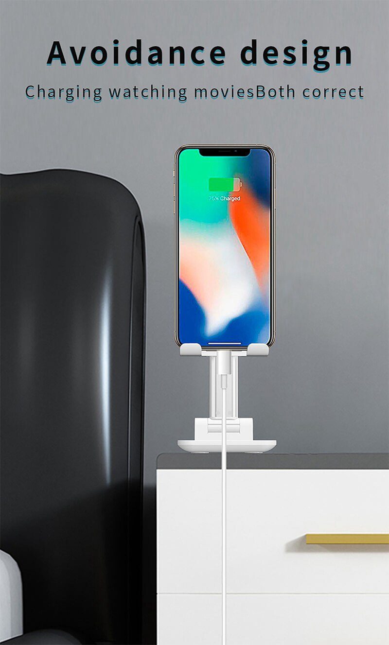 2021 Metal Desktop Tablet Holder Table Cell Foldable Extend Support Desk Mobile Phone Holder Stand For iPhone iPad Adjustable