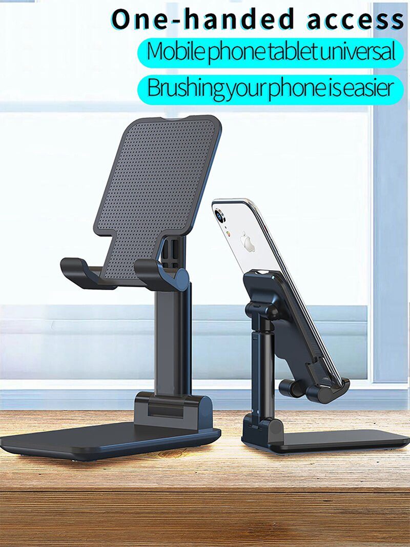 2021 Metal Desktop Tablet Holder Table Cell Foldable Extend Support Desk Mobile Phone Holder Stand For iPhone iPad Adjustable