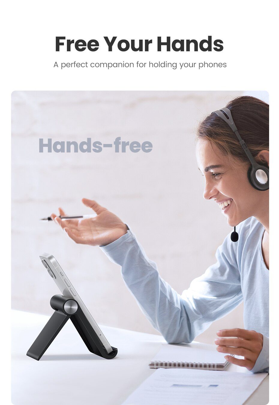 Ugreen Adjustable Mobile Phone Holder Stand Foldable Smartphone Support Tablet Stand for Phone Desk Cell Phone Holder Stand Ugreen Adjustable Mobile Phone Holder Stand Foldable Smartphone Support Tablet Stand for Phone Desk Cell Phone Holder Stand