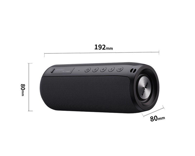 ZEALOT Powerful Bluetooth Speaker Bass Wireless Portable Subwoofer Waterproof Sound Box Support TF, TWS, USB Flash Drive