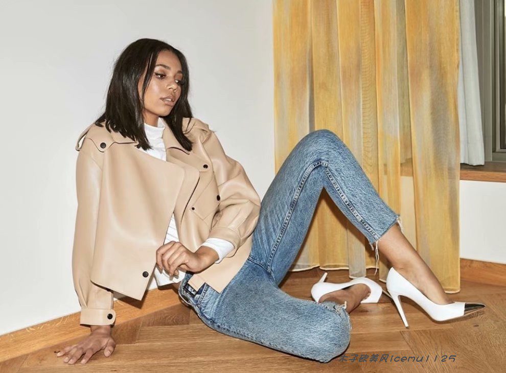 Fitaylor New Autumn Women Faux Leather Jacket Pu Motorcycle Biker Red Coat Turndown Collar Loose Streetwear Black Punk Outerwear