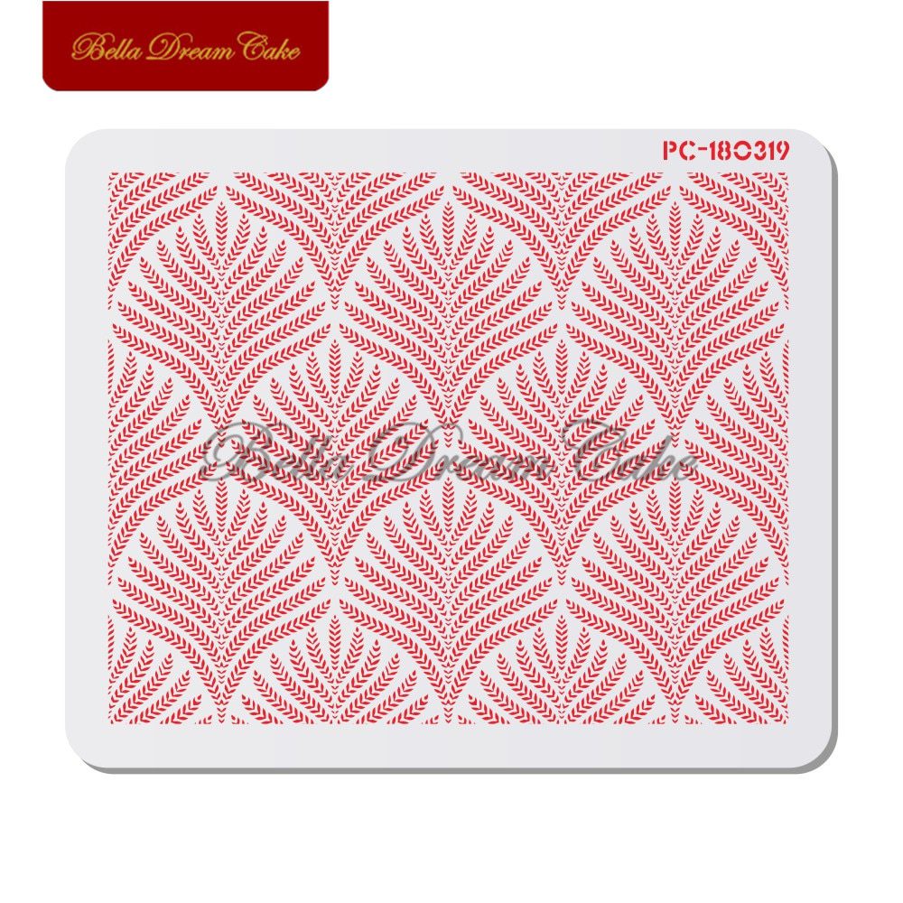 Wheat Spike Pattern Cake Stencil Plastic Lace Cake Boder Stencils Template DIY Drawing Mold Cake Decorating Tool Bakeware Wheat Spike Pattern Cake Stencil Plastic Lace Cake Boder Stencils Template DIY Drawing Mold Cake Decorating Tool Bakeware