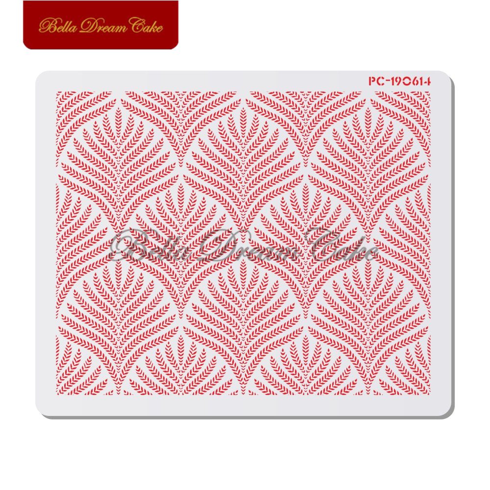 Wheat Spike Pattern Cake Stencil Plastic Lace Cake Boder Stencils Template DIY Drawing Mold Cake Decorating Tool Bakeware Wheat Spike Pattern Cake Stencil Plastic Lace Cake Boder Stencils Template DIY Drawing Mold Cake Decorating Tool Bakeware