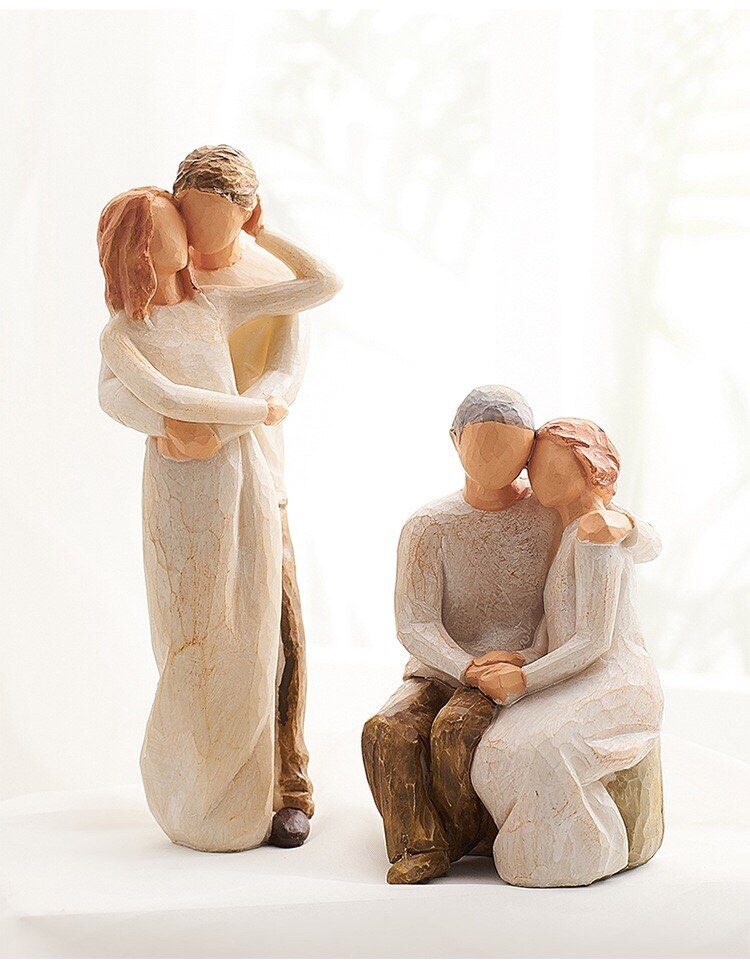 [MGT]Nordic style love family resin figure figurine ornaments family happy time home decoration crafts furnishings
