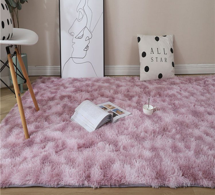 New Rainbow Colors Carpets Tie Dyeing Plush Soft Carpets For Bedroom Living Room Anti-slip Floor Mats Kids Room Carpet Rugs