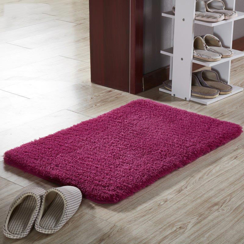Nordic Fluffy Carpet For Bedroom Living Room Large Size Plush Anti-slip Soft Door Mat White pink Red Children's Rugs For Room