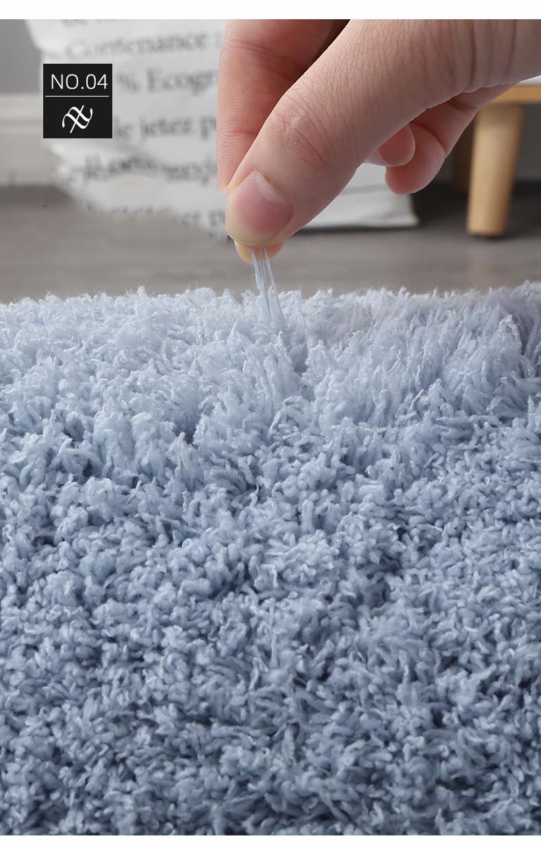 Nordic Fluffy Carpet For Bedroom Living Room Large Size Plush Anti-slip Soft Door Mat White pink Red Children's Rugs For Room