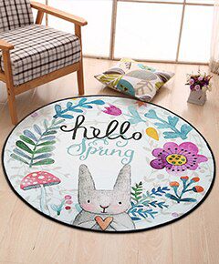 Grey Carpet Tie Dyeing Plush Soft Carpets For Living Room Bedroom Anti-slip Floor Mats Bedroom Water Absorption Carpet Rugs