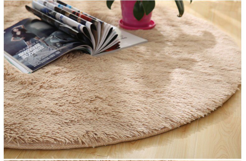 RULDGEE Fluffy Round Alfombra for Living Room Faux Fur Carpet Kids Bedroom Plush Shaggy Computer Chair Upholstery Area Rug mats RULDGEE Fluffy Round Alfombra for Living Room Faux Fur Carpet Kids Bedroom Plush Shaggy Computer Chair Upholstery Area Rug mats