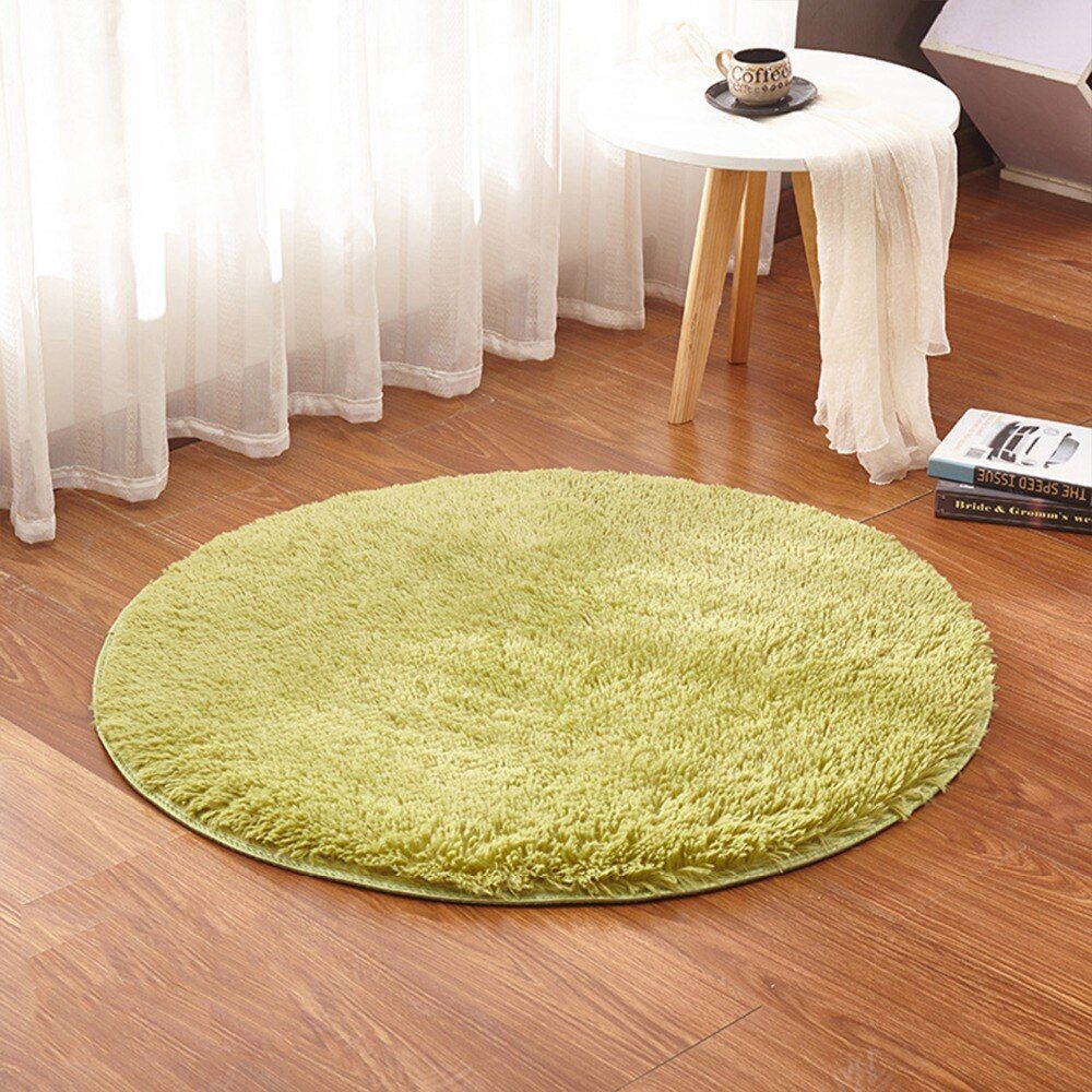RULDGEE Fluffy Round Alfombra for Living Room Faux Fur Carpet Kids Bedroom Plush Shaggy Computer Chair Upholstery Area Rug mats RULDGEE Fluffy Round Alfombra for Living Room Faux Fur Carpet Kids Bedroom Plush Shaggy Computer Chair Upholstery Area Rug mats