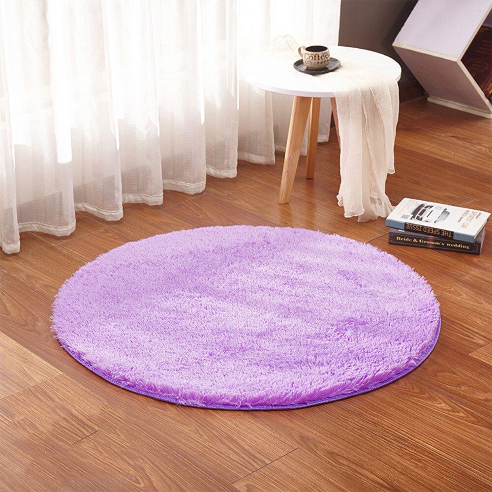 RULDGEE Fluffy Round Alfombra for Living Room Faux Fur Carpet Kids Bedroom Plush Shaggy Computer Chair Upholstery Area Rug mats RULDGEE Fluffy Round Alfombra for Living Room Faux Fur Carpet Kids Bedroom Plush Shaggy Computer Chair Upholstery Area Rug mats