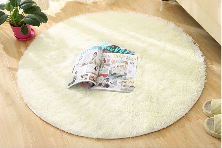 RULDGEE Fluffy Round Alfombra for Living Room Faux Fur Carpet Kids Bedroom Plush Shaggy Computer Chair Upholstery Area Rug mats RULDGEE Fluffy Round Alfombra for Living Room Faux Fur Carpet Kids Bedroom Plush Shaggy Computer Chair Upholstery Area Rug mats