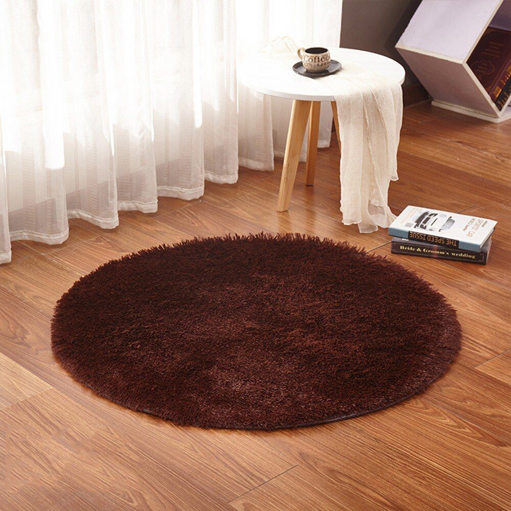 RULDGEE Fluffy Round Alfombra for Living Room Faux Fur Carpet Kids Bedroom Plush Shaggy Computer Chair Upholstery Area Rug mats RULDGEE Fluffy Round Alfombra for Living Room Faux Fur Carpet Kids Bedroom Plush Shaggy Computer Chair Upholstery Area Rug mats