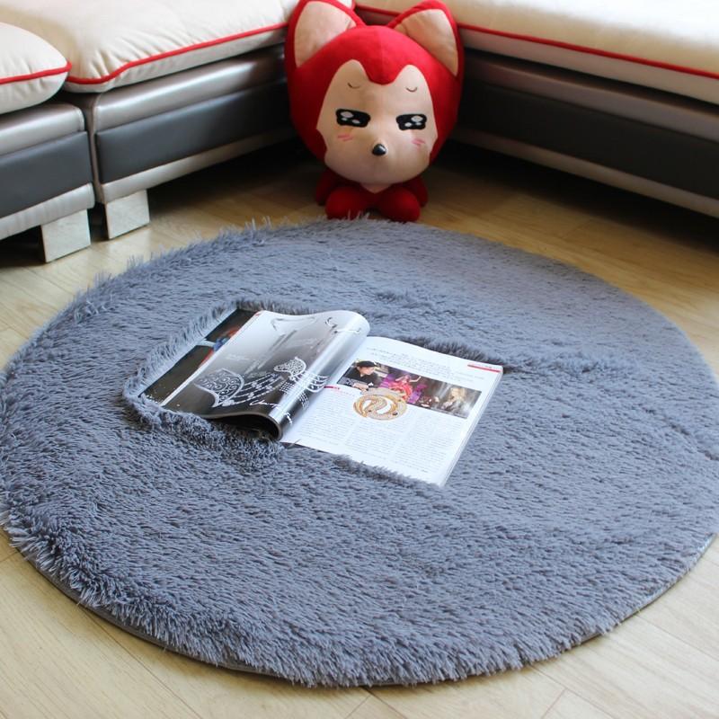 RULDGEE Fluffy Round Alfombra for Living Room Faux Fur Carpet Kids Bedroom Plush Shaggy Computer Chair Upholstery Area Rug mats RULDGEE Fluffy Round Alfombra for Living Room Faux Fur Carpet Kids Bedroom Plush Shaggy Computer Chair Upholstery Area Rug mats