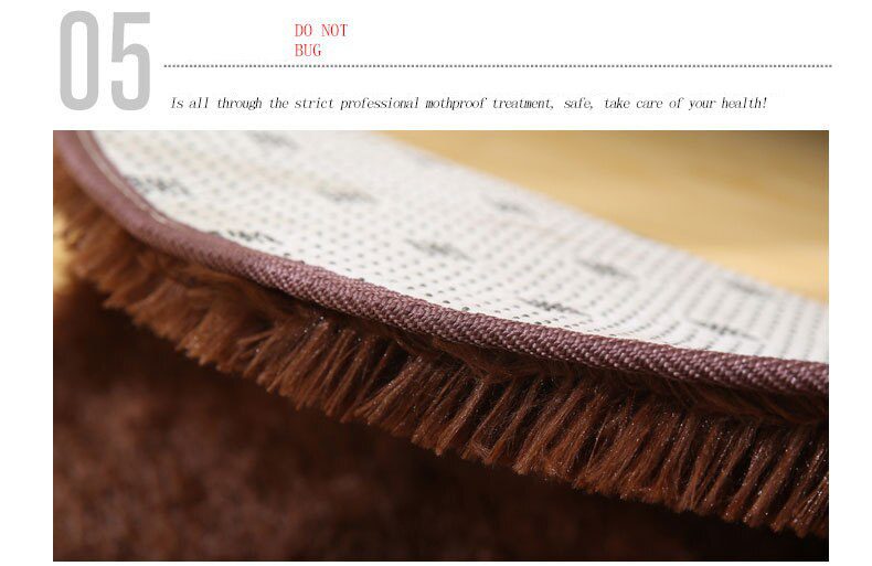 RULDGEE Fluffy Round Alfombra for Living Room Faux Fur Carpet Kids Bedroom Plush Shaggy Computer Chair Upholstery Area Rug mats RULDGEE Fluffy Round Alfombra for Living Room Faux Fur Carpet Kids Bedroom Plush Shaggy Computer Chair Upholstery Area Rug mats