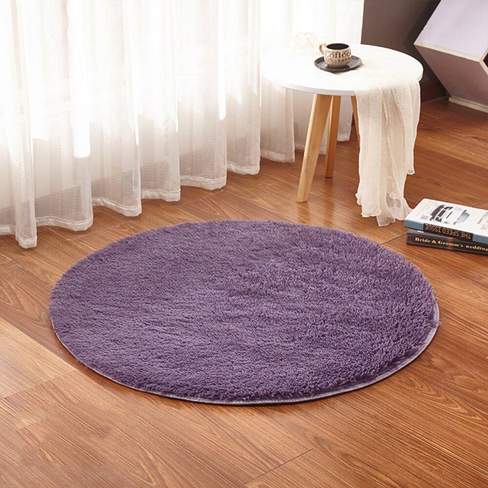RULDGEE Fluffy Round Alfombra for Living Room Faux Fur Carpet Kids Bedroom Plush Shaggy Computer Chair Upholstery Area Rug mats RULDGEE Fluffy Round Alfombra for Living Room Faux Fur Carpet Kids Bedroom Plush Shaggy Computer Chair Upholstery Area Rug mats