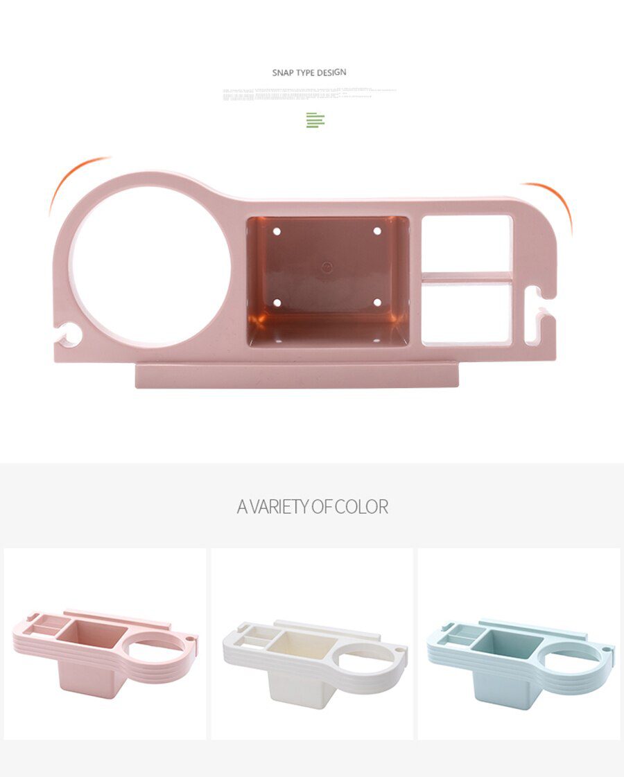 Hands Free Hair Dryer Holder Storage Box Curling Iron Shelf For Bathroom Organizer Storage Rack Bathroom Accessories Set Home