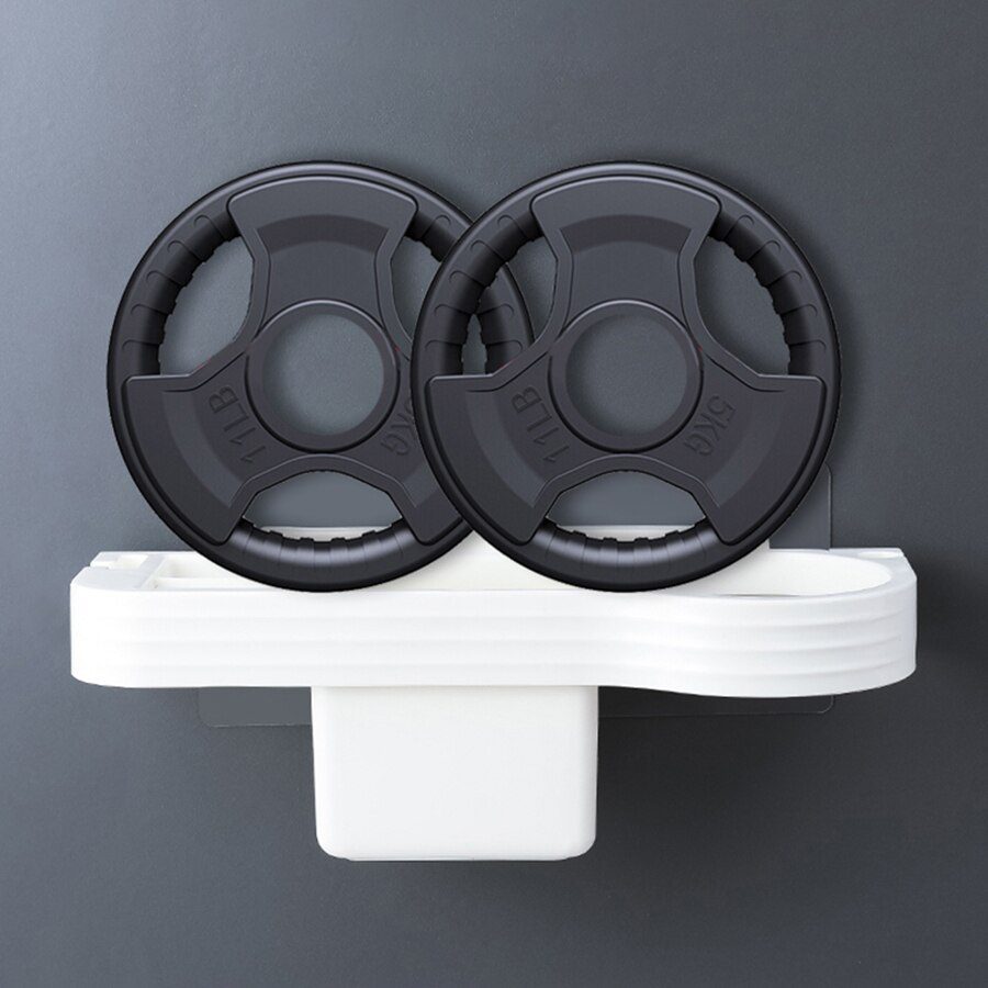 Hands Free Hair Dryer Holder Storage Box Curling Iron Shelf For Bathroom Organizer Storage Rack Bathroom Accessories Set Home