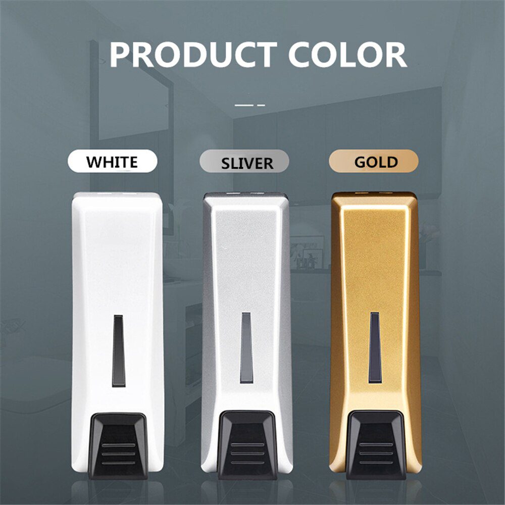 Single/Double/Triple 350ml Soap Dispenser Wall-mount Shower Bath Shampoo Dispenser Liquid Soap Container Bathroom Accessories