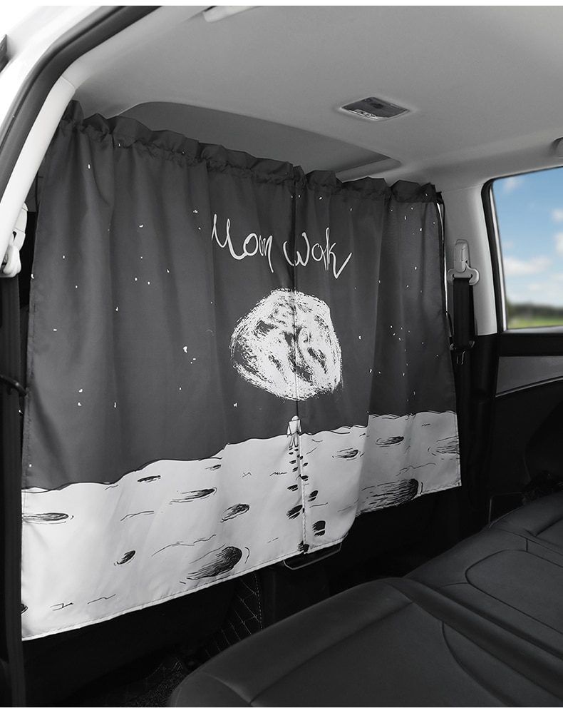 Car Isolation Curtain Sealed Taxi Cab Partition Protection And Commercial vehicle air-conditioning sunshade and privacy curtain