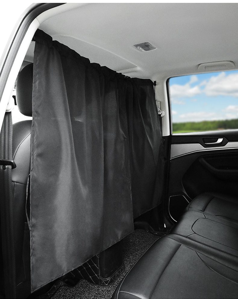 Car Isolation Curtain Sealed Taxi Cab Partition Protection And Commercial vehicle air-conditioning sunshade and privacy curtain