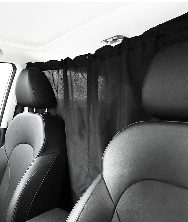 Car Isolation Curtain Sealed Taxi Cab Partition Protection And Commercial vehicle air-conditioning sunshade and privacy curtain