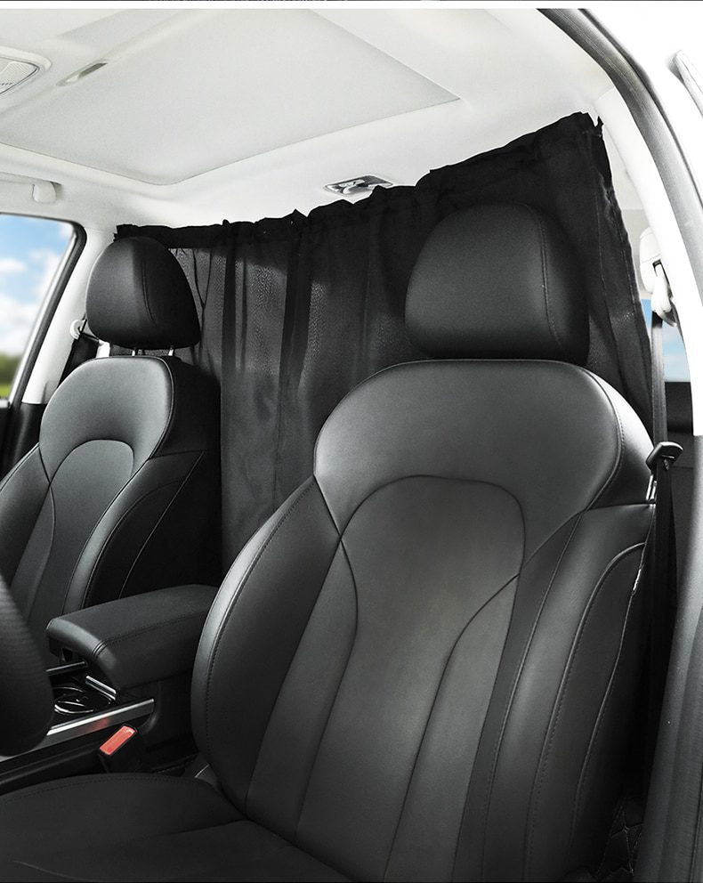 Car Isolation Curtain Sealed Taxi Cab Partition Protection And Commercial vehicle air-conditioning sunshade and privacy curtain