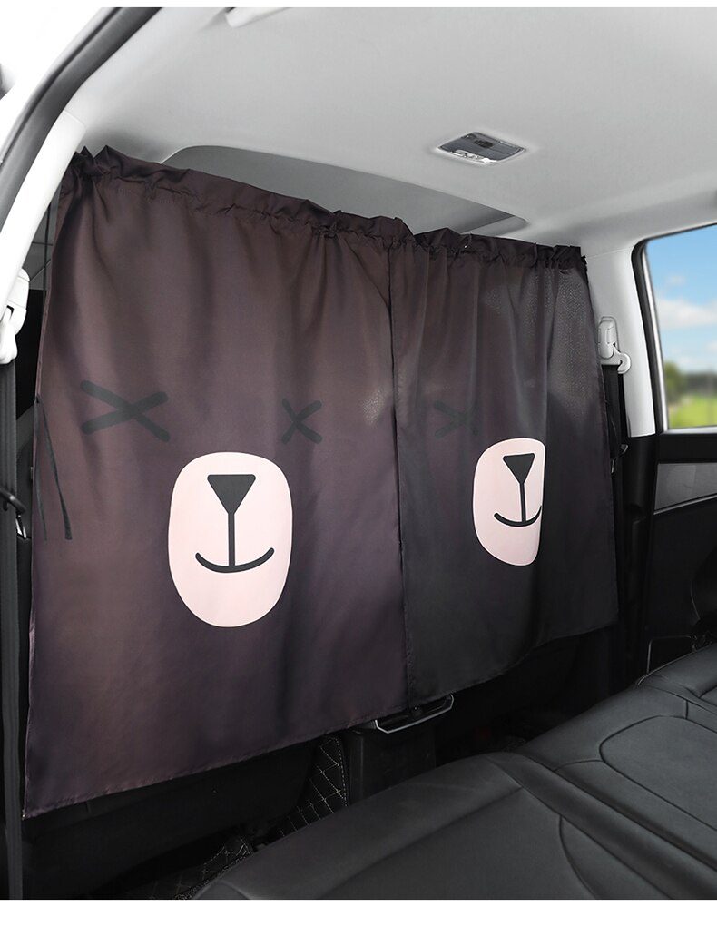 Car Isolation Curtain Sealed Taxi Cab Partition Protection And Commercial vehicle air-conditioning sunshade and privacy curtain