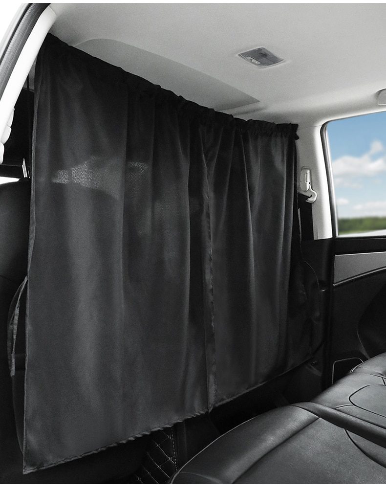 Car Isolation Curtain Sealed Taxi Cab Partition Protection And Commercial vehicle air-conditioning sunshade and privacy curtain
