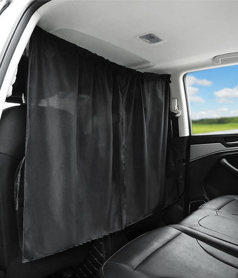 Car Isolation Curtain Sealed Taxi Cab Partition Protection And Commercial vehicle air-conditioning sunshade and privacy curtain