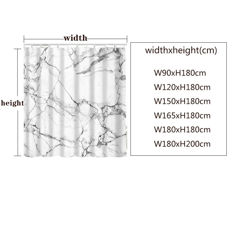 YOMDID Marble Pattern Bath curtain Waterproof Shower Curtains Geometric Bath Screen Printed Curtain for Bathroom Gift Navidad YOMDID Marble Pattern Bath curtain Waterproof Shower Curtains Geometric Bath Screen Printed Curtain for Bathroom Gift Navidad