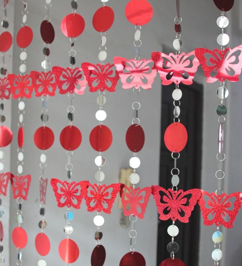 PVC sequins Curtains Household items partitions Plastic curtain Home supplies Festive wedding decoration