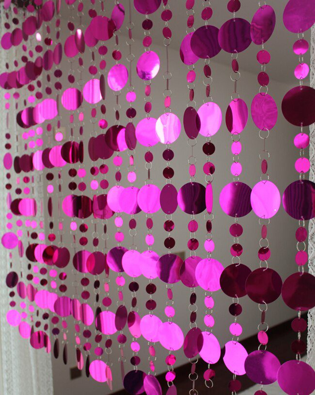 PVC sequins Curtains Household items partitions Plastic curtain Home supplies Festive wedding decoration