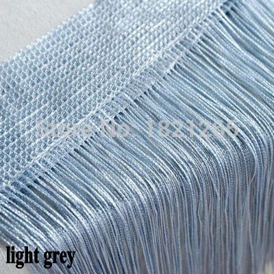 300x260cm Solid color Curtains Stripe White Blank Gray Classic Line Curtain Window Blind Valance Room Divider Door Decorative