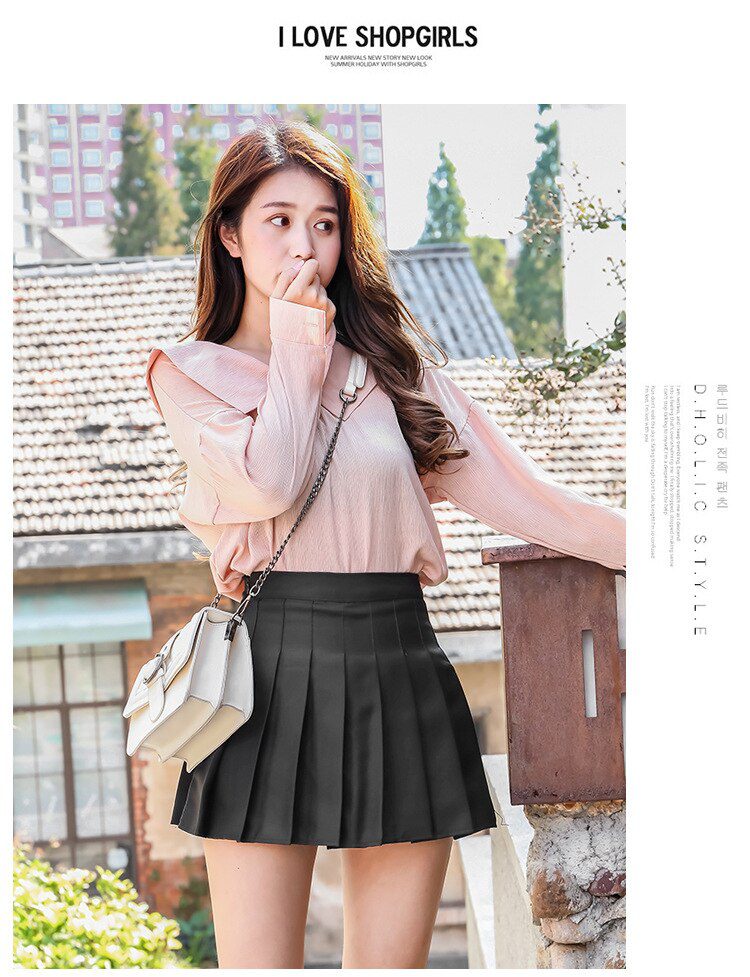Jk Skirt Plaid Summer Women Skirt 2020 High Waist Stitching Student Pleated Skirts Women Cute Sweet Girls Dance Mini Skirt