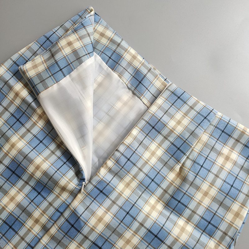 Summer Harajuku Plaid Pencil Skirts Womens High Waist Mini Skirts Lining With Shorts 2020 korean Streetwear Vintage Sexy Skirt Summer Harajuku Plaid Pencil Skirts Womens High Waist Mini Skirts Lining With Shorts 2020 korean Streetwear Vintage Sexy Skirt