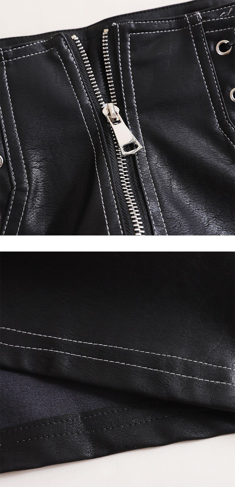 2018 Autumn Women PU Shorts Tie High Waist Shorts Female Casual Black Shorts Ladies All Match Wide leg Shorts Short Pants AB1170 2018 Autumn Women PU Shorts Tie High Waist Shorts Female Casual Black Shorts Ladies All Match Wide leg Shorts Short Pants AB1170