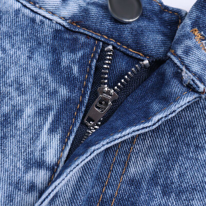 TWOTWINSTYLE Casual Denim Shorts Skirts High Waist Ruffle Hem Loose Ruched Short Pants Female Fashion Clothing 2020 Spring Tide