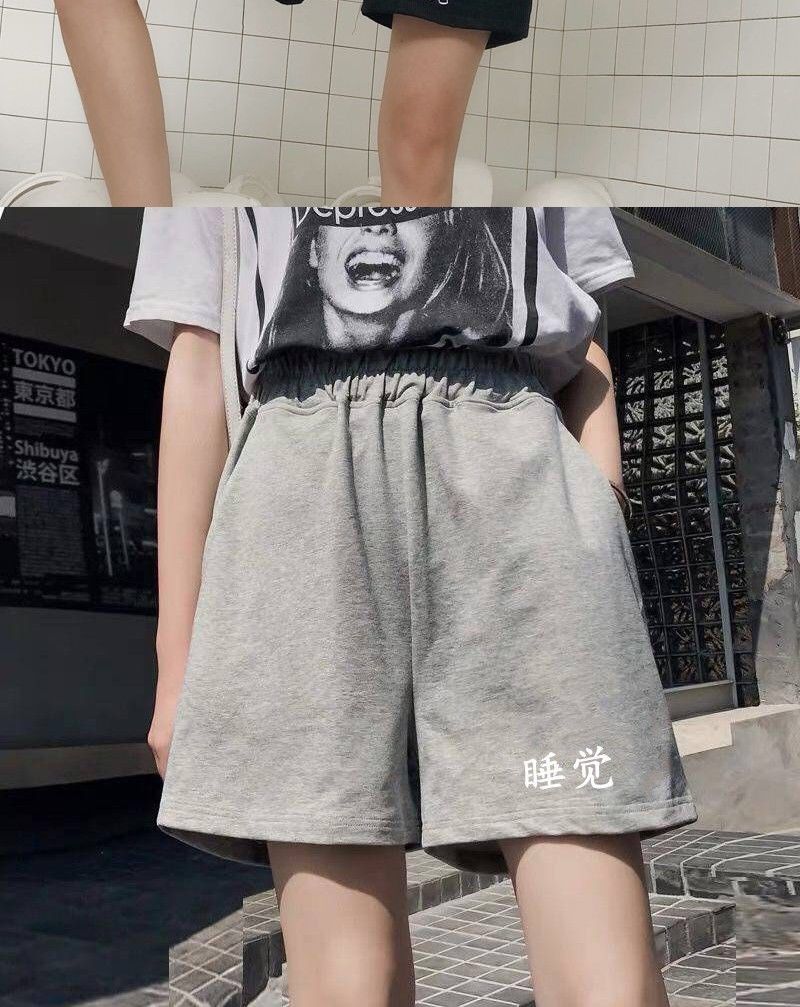 Korean Style Aliens Harajuku Casual Loose Straight Jogger Bike Shorts Female High Waist Summer Sports Running Vintage Hotpants Korean Style Aliens Harajuku Casual Loose Straight Jogger Bike Shorts Female High Waist Summer Sports Running Vintage Hotpants